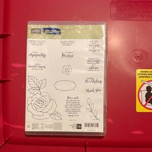 Stampin' Up! Rose Wonder Stamp Set - Black and White Elegance